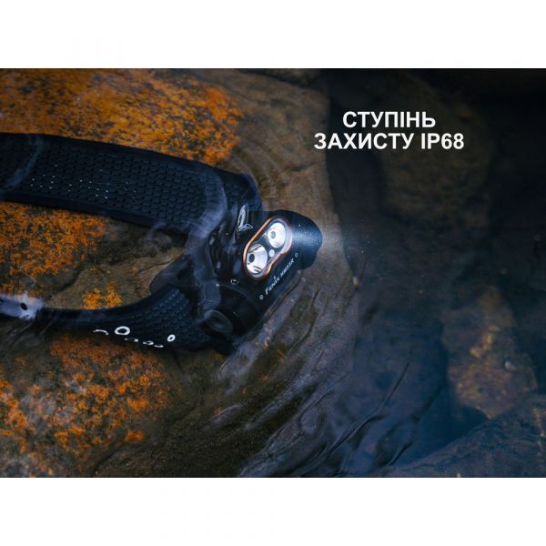 Ліхтар налобний Fenix HM55R, фіолетовий