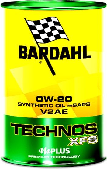 Олива моторна Technos XFS 0W-20 V2AE (metal) Bardahl - 1 л