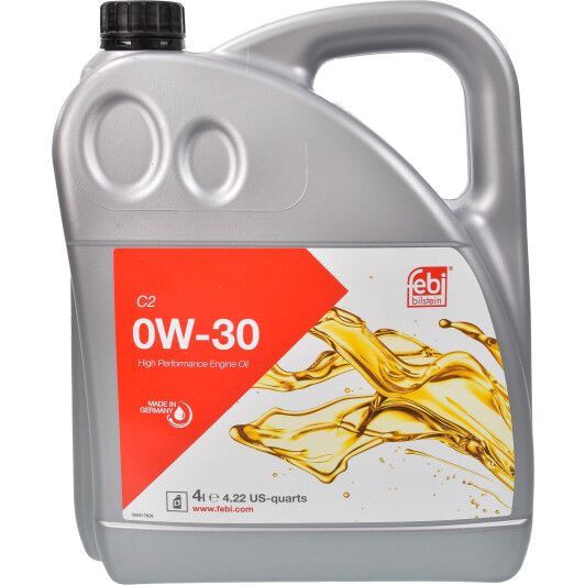 Олива моторна FEBI 0W-30 C2 (Каністра 4л)