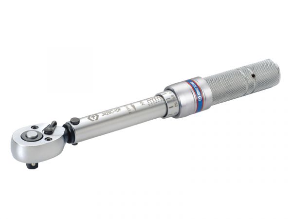 Ключ динамометричний 1/4" тип міні, 5-25NM подвійна установка (по та проти годинникової)