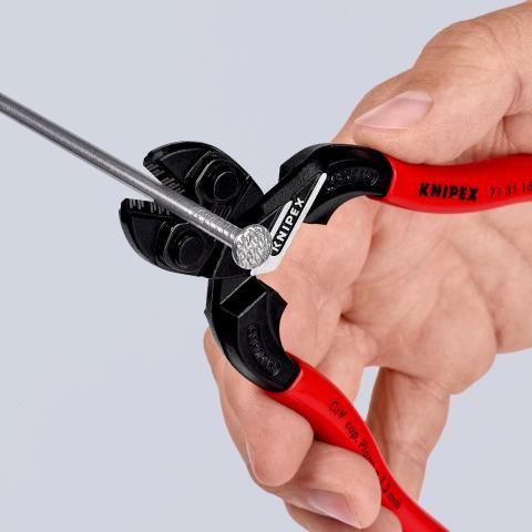 Болторіз компактний діаметр 5,3мм CoBolt KNIPEX 71 31 160, фосфатованний Болторіз компактний діаметр 5,3мм CoBolt KNIPEX 71 31 160, фосфатованний