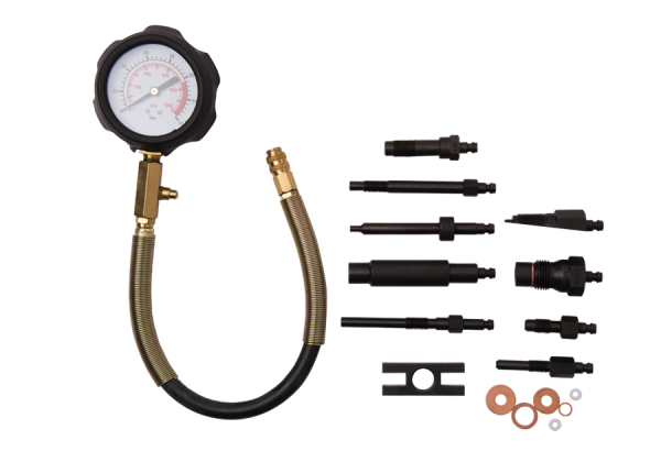 Компресометр дизельний, з насадками, в металевому кейсі