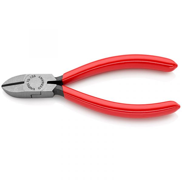 Кусачки бокові (бокорізи) O3,0мм, 125мм KNIPEX 70 01 125, фосфатовані