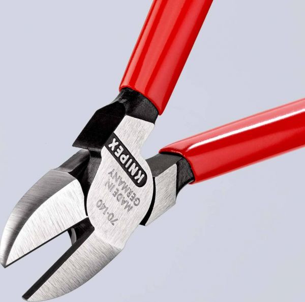 Кусачки бокові (бокорізи), діаметр 4,0мм, 140мм KNIPEX 70 01 140, фосфатовані