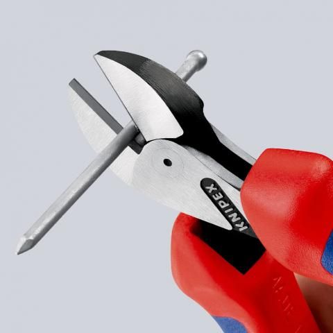 Кусачки бокові (бокорізи) компактні X-Cut Ø12,0мм, 160мм KNIPEX 73 02 160, фосфатовані