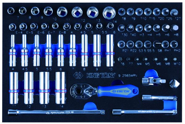 Набір інструментів для візка 259 одиниць в ложементах