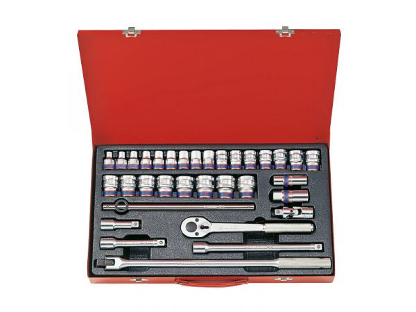 Набір інструментів 33 одиниць в металевому кейсі