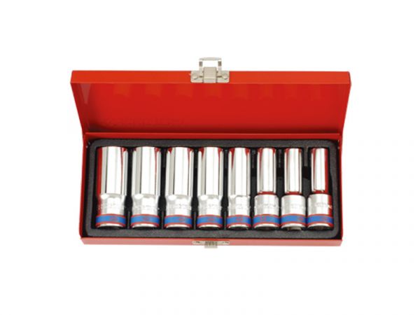 Набір головок 1/2" 8 одиниць в металевому кейсі