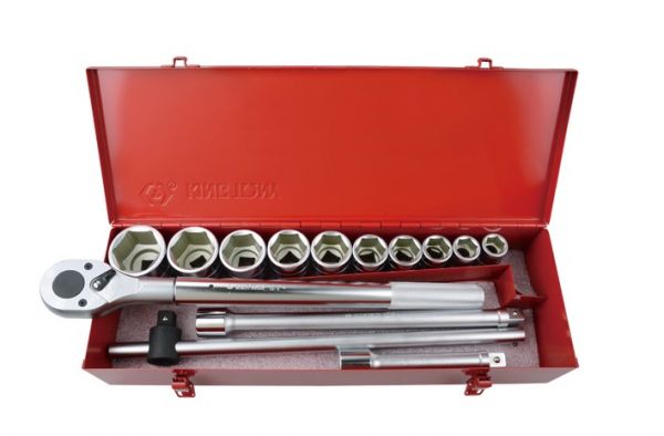Набір головок 3/4" 14 одиниць в металевому кейсі