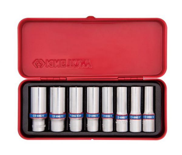 Набір головок 3/8" (по 8 шт.) на планці