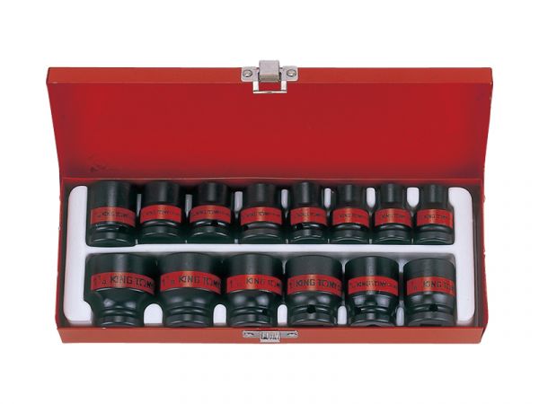 Набір головок 1/2" ударних 14 одиниць в металевому кейсі