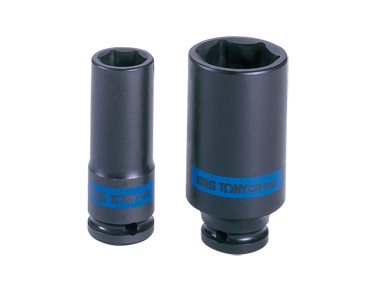 Набір головок ударних 3/4" 8 одиниць 26 - 38 мм подовжених в металевому кейсі