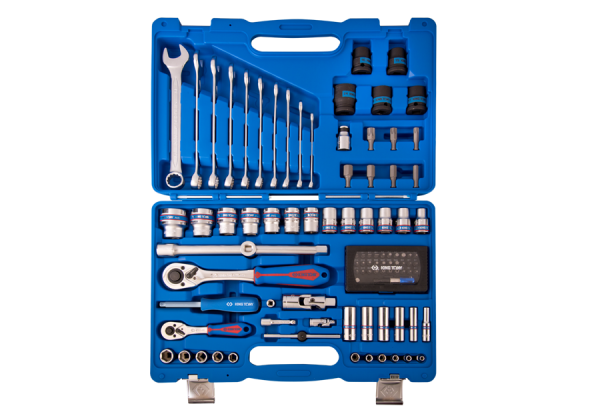 Універсальний набір 96 одиниць 1/4"-1/2" в пластиковому кейсі