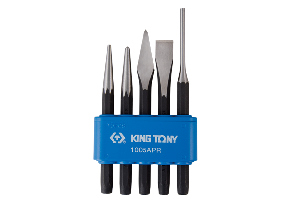 Набір виколоток 5 одиниць, пластиковий тримач KING TONY