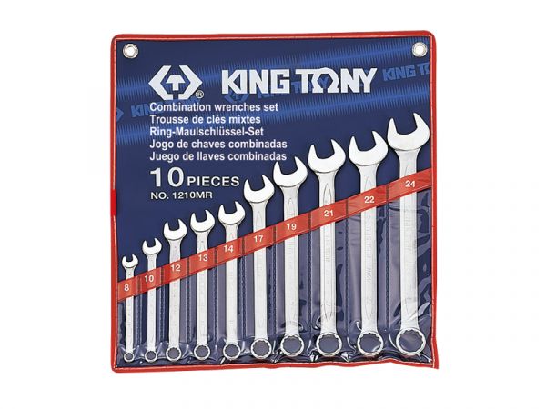 Набір ключів комбі 10 шт. (8-24 мм) в чохолі із терилену