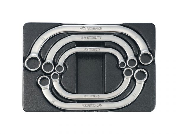 Набір ключів накидних С-подібних 5 одиниць в ложементі