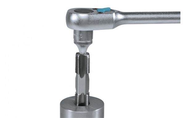 Набір мітчиків та плашок HexTap M3-24 26шт. HSS-G VOLKEL, дерев'яний кейс