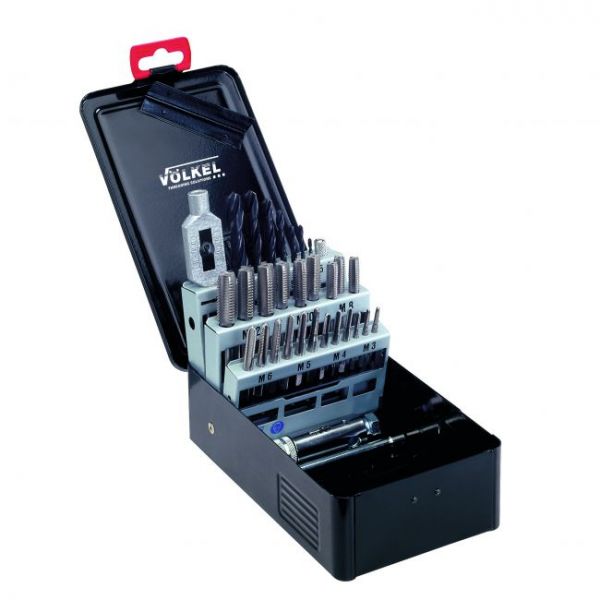 Набір мітчиків, свердл + тримачі HSS-G М 3-12, металевий кейс