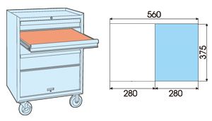 Набір знімачів стопорних кілець, ложемент EVO, 6 одиниць