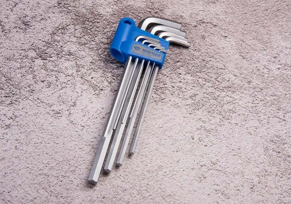 Набір шестигранників 9 од. екстрадовгих Г-под. 1,5-10 мм KINGTONY 20209MR в холдері