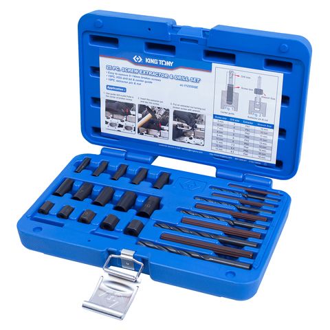 Набір екстракторів зламаних шпильок 25 одиниць в пластиковому кейсі (уп. 25)