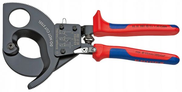 Кабелеріз з важельним мехнізмом KNIPEX, 95 31 280