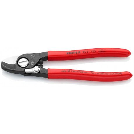 Ножиці для різки кабелів з розкриваючою пружиною KNIPEX 95 21 165