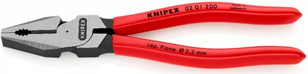 Плоскогубці комбіновані особливої потужності, Фосфатовані, 02 01 200