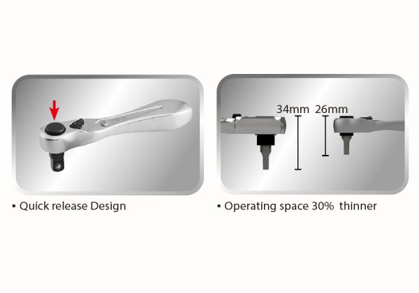 Трищітка міні 1/4" 60 зубів