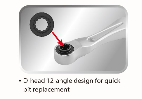 Трищітка міні 1/4" 60 зубів