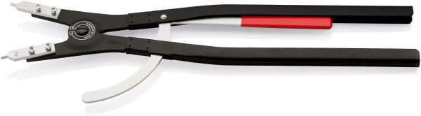 Щипці для внутрішніх стопорних колец прямі, діаметр валу 252-400 KNIPEX 44 10 J6, діаметр 4,5 мм, зі змінними наконечниками