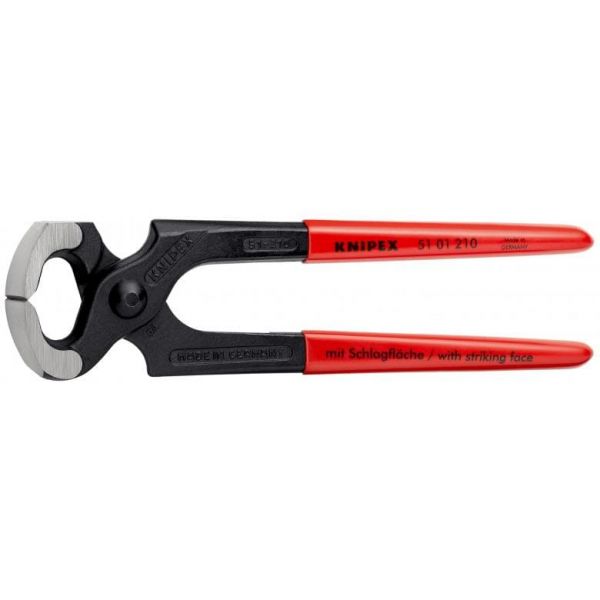 Кусачки-молоток (кліщі) для підковування коней, 25,5мм KNIPEX 55 00 300, фосфатовані