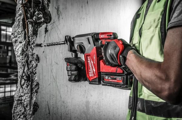 Перфоратор акумуляторний безщітковий SDS PLUS Milwaukee M18 FH-0X FUEL