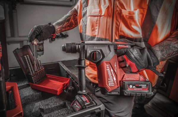 Перфоратор акумуляторний безщітковий SDS-PLUS MILWAUKEE, M18 ONEFHX-0, 2,5Дж (HD кейс)