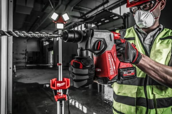 Перфоратор акумуляторний SDS-PLUS MILWAUKEE, M18 ONEFHX-0X, 2,5Дж (каркас, патрон FIXTEC 13мм, HDкейс)