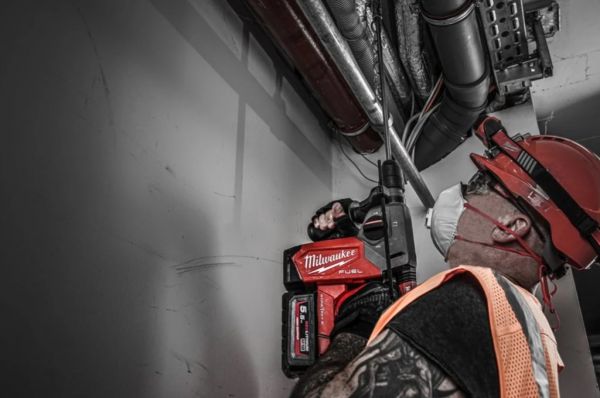 Перфоратор акумуляторний SDS-PLUS MILWAUKEE, M18 ONEFHX-0X, 2,5Дж (каркас, патрон FIXTEC 13мм, HDкейс)