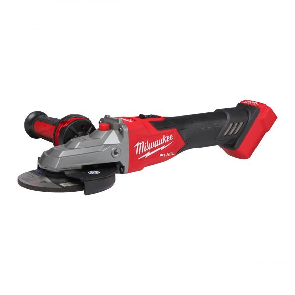 Шліфмашина кутова акумуляторна MILWAUKEE M18FSAGF125XB-0X діметр 125 мм с плоским редуктором (+ захисний кожух, бокова рукоятка,