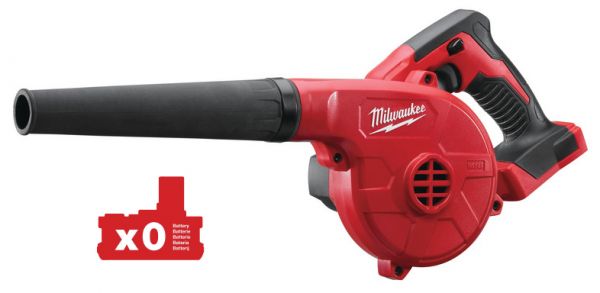 Повітродувка акумуляторна компактна MILWAUKEE, М18 BBL-0 (каркас), картонне пакування)