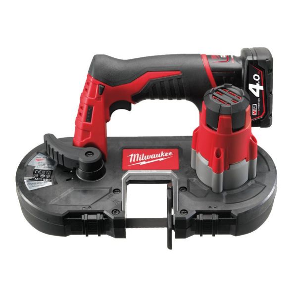 Пила стрічкова акумуляторна MILWAUKEE, M12 BS-0 (каркас, полотно, картонне пакування)