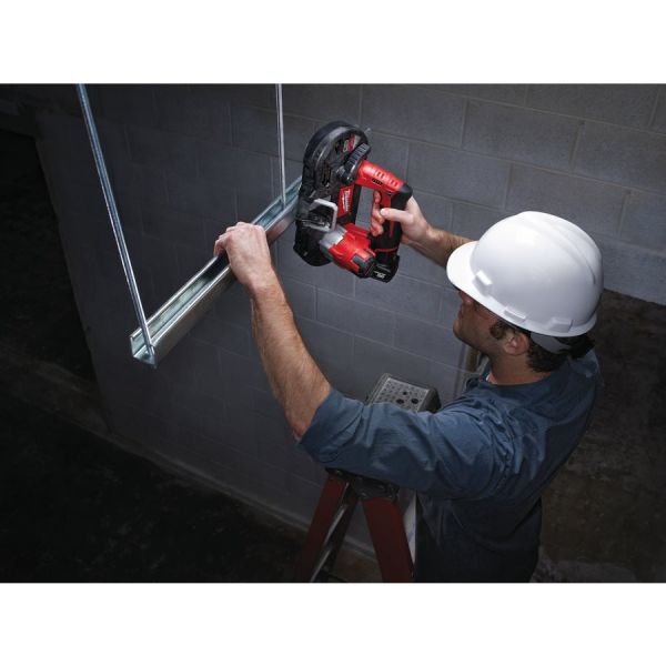 Пила стрічкова акумуляторна MILWAUKEE, M12 BS-0 (каркас, полотно, картонне пакування)
