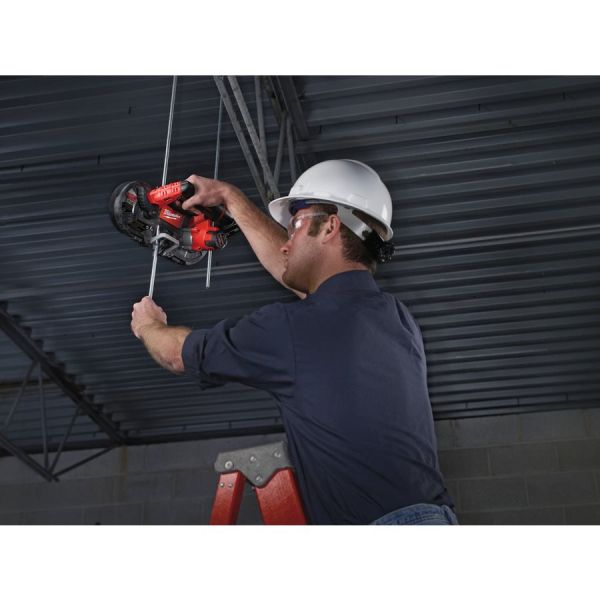 Пила стрічкова акумуляторна MILWAUKEE, M12 BS-0 (каркас, полотно, картонне пакування)