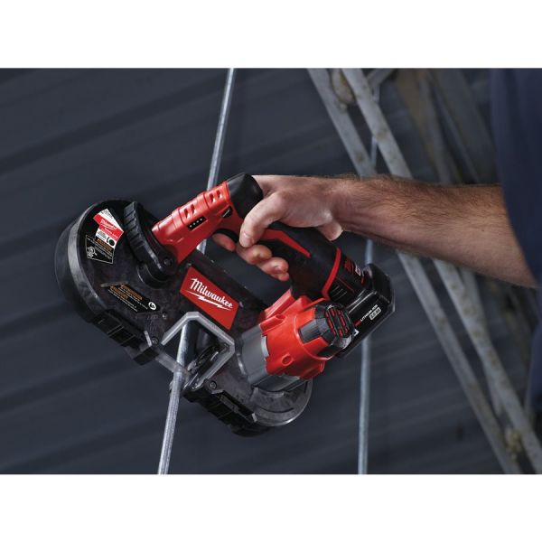 Пила стрічкова акумуляторна MILWAUKEE, M12 BS-0 (каркас, полотно, картонне пакування)