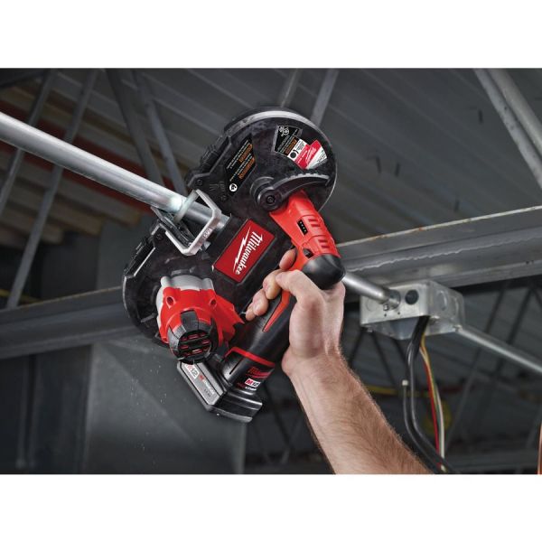 Пила стрічкова акумуляторна MILWAUKEE, M12 BS-0 (каркас, полотно, картонне пакування)
