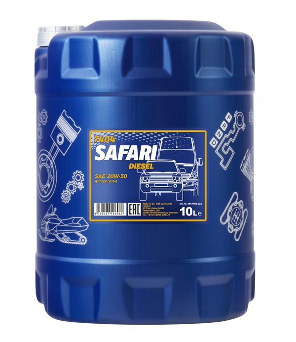 Масло моторное Safari SAE 20W-50 Mannol - 10 л