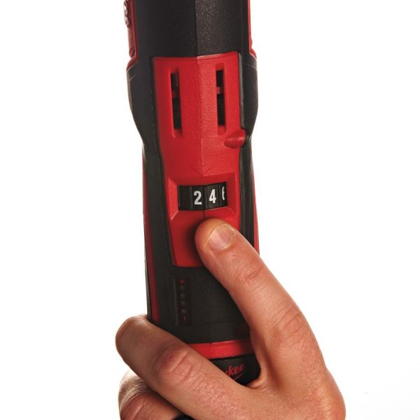 Дриль кутовий акумуляторний MILWAUKEE, C12 RAD-0, 12Нм (каркас, картонне пакування)