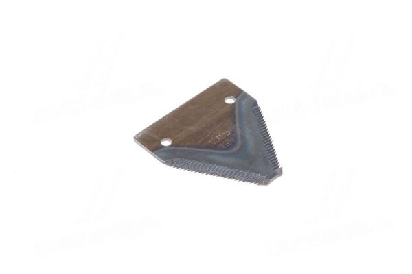 Сегмент ножа жниварки Case 3020, 80х76х3мм. d=6,2 мм. дрібна насічка (87728899/47980548) Agri Parts