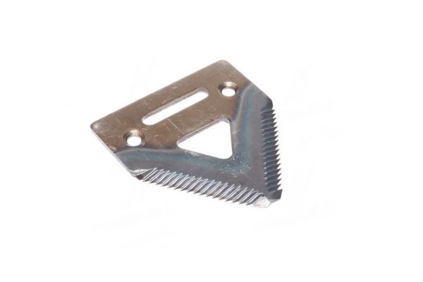Сегмент ножа жниварки JD900F/R 84х76х3мм. d = 6 мм. дрібна насічка (H136807/H207929) Agri Parts