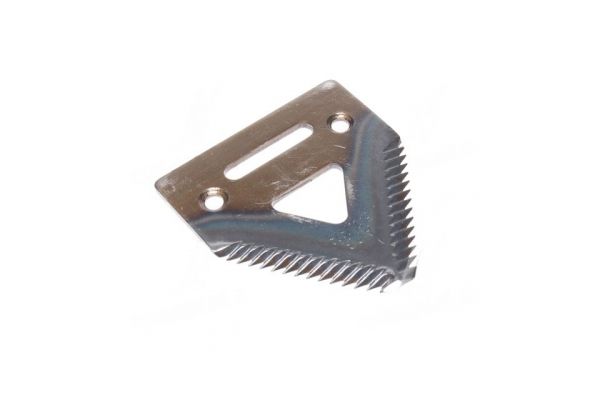Сегмент ножа жниварки JD900, 82,5х76х3мм. d = 6 мм. велика насічка (H160251/H207930) Agri Parts