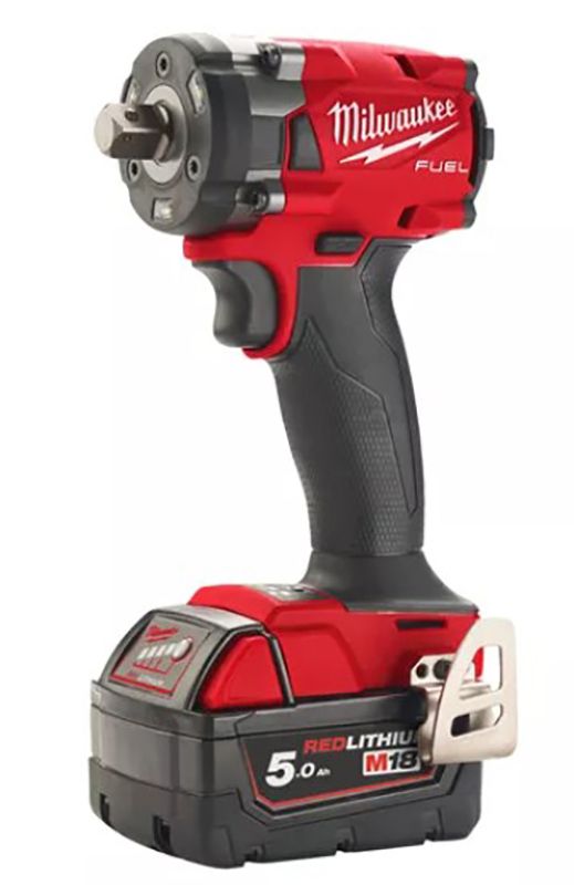 Гайковерт акумуляторний безщітковий 1/2'' MILWAUKEE, M18 FIW2P12-502X, 339Нм, з піном (зарядний пристрій M12-18 FC, 2 акумулятор