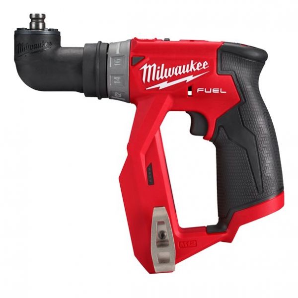 Дриль-шуруповерт акумуляторний безщітковий MILWAUKEE, M12 FDDX-0, 34Нм (каркас без насадок, кліпса для ременя)